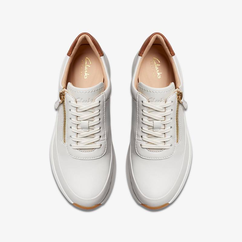 Clarks Tivoli Zip Beyaz | CLKS-85154