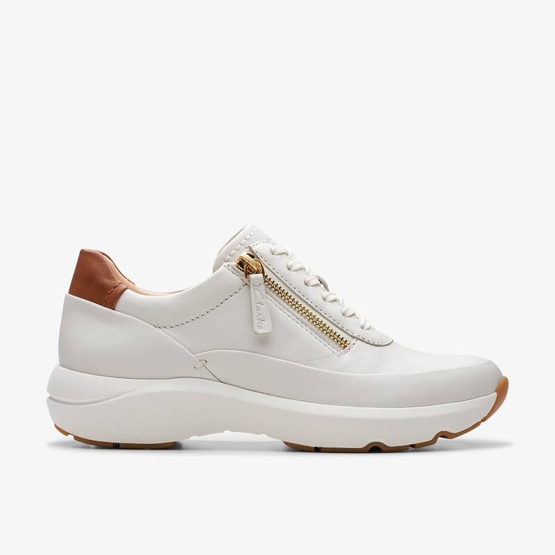 Clarks Tivoli Zip Beyaz | CLKS-85154