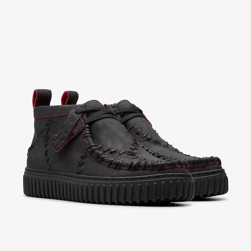 Clarks Torhill Hallow Siyah | CLKS-85601