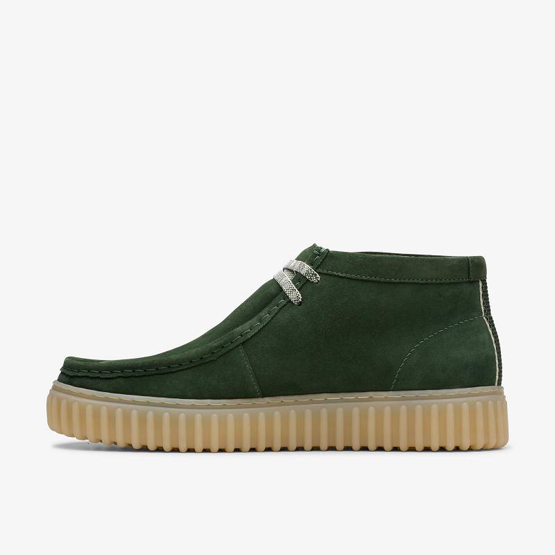 Clarks Torhill Hi Koyu Yeşil | CLKS-84601