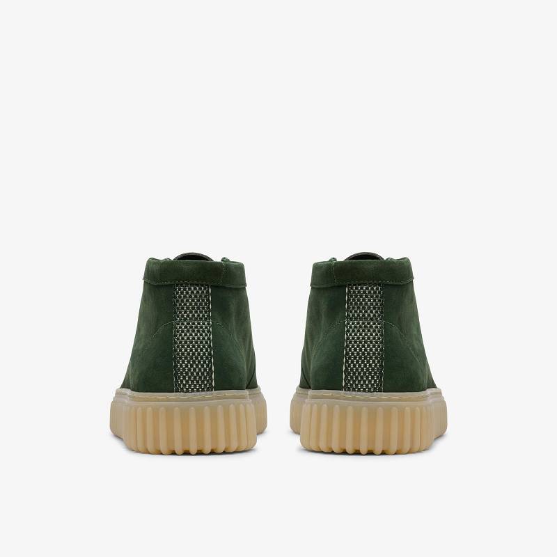Clarks Torhill Hi Koyu Yeşil | CLKS-84601