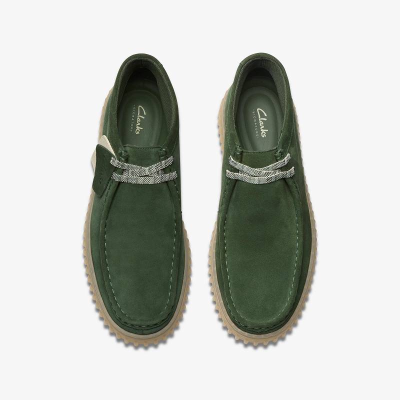 Clarks Torhill Hi Koyu Yeşil | CLKS-84601