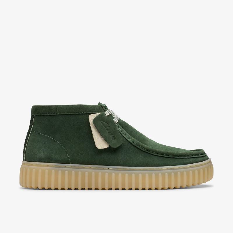 Clarks Torhill Hi Koyu Yeşil | CLKS-84601