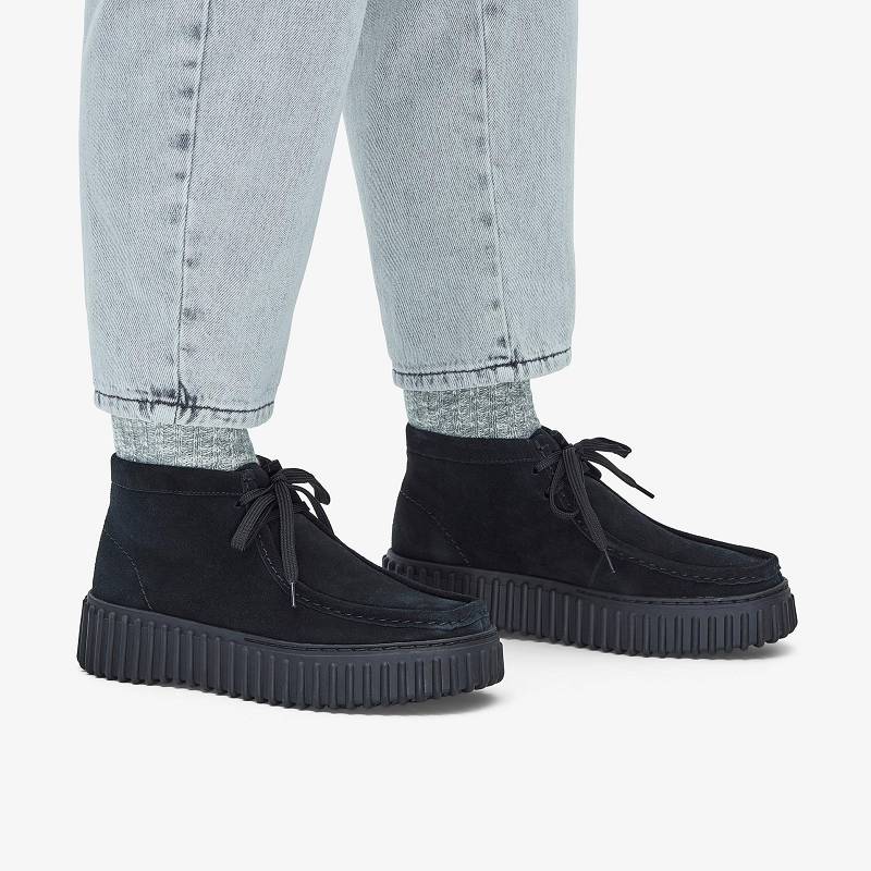 Clarks Torhill Moss Siyah | CLKS-85486