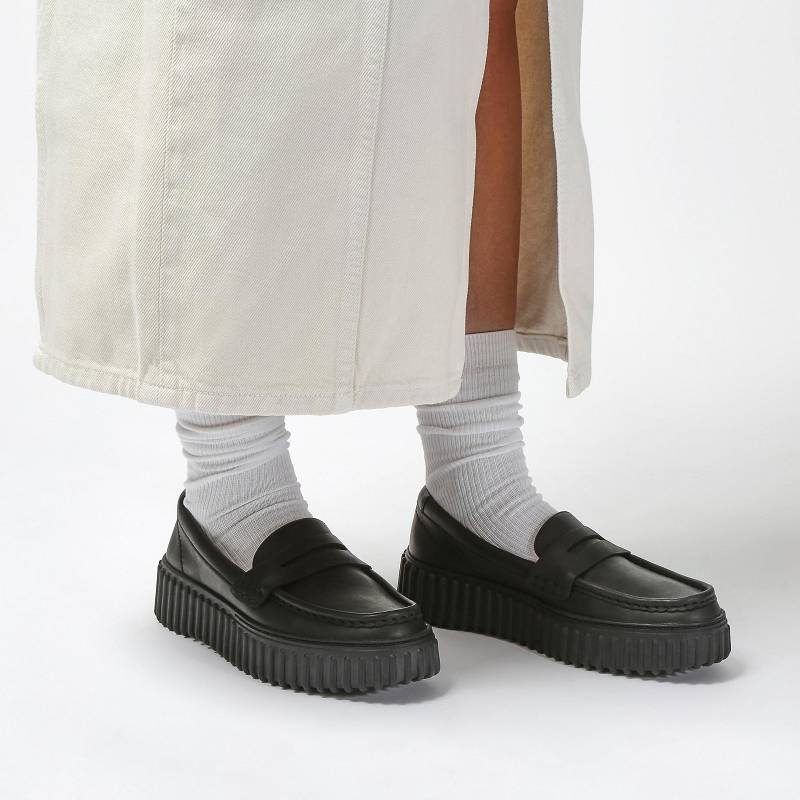 Clarks Torhill Penny Siyah | CLKS-84810