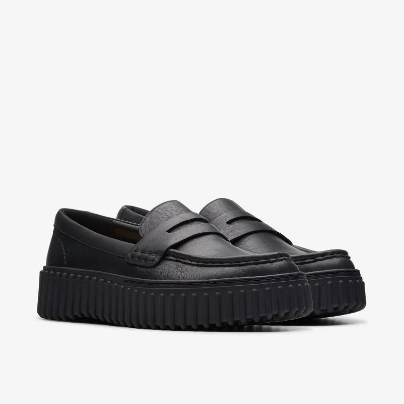 Clarks Torhill Penny Siyah | CLKS-84810