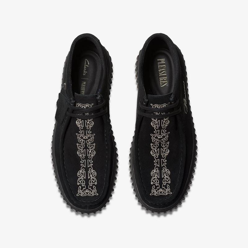 Clarks Torhill X Pleasures Woven Siyah | CLKS-84602