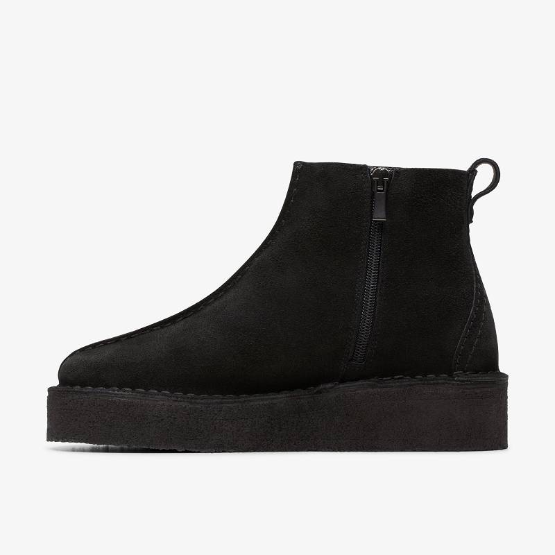 Clarks Trek Wedge Boot Siyah | CLKS-84716