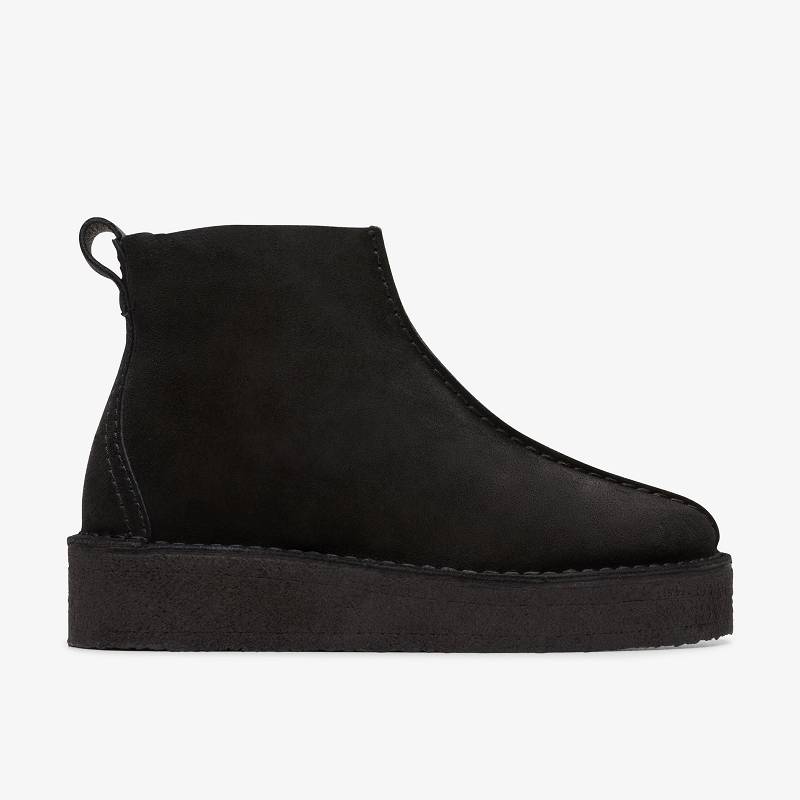 Clarks Trek Wedge Boot Siyah | CLKS-84716
