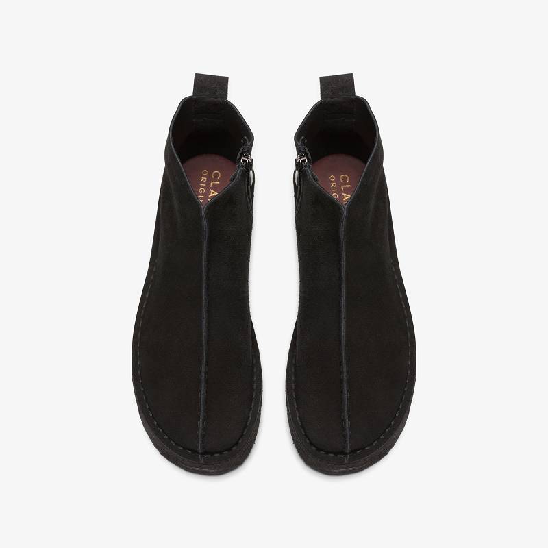Clarks Trek Wedge Boot Siyah | CLKS-85613