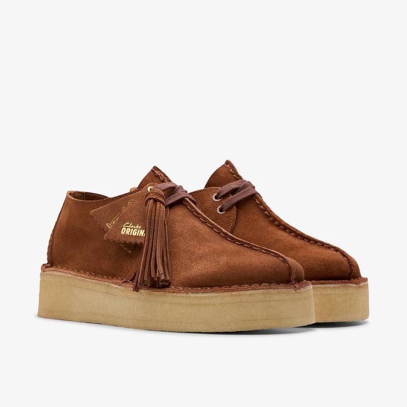 Clarks Trek Wedge Camel | CLKS-84678