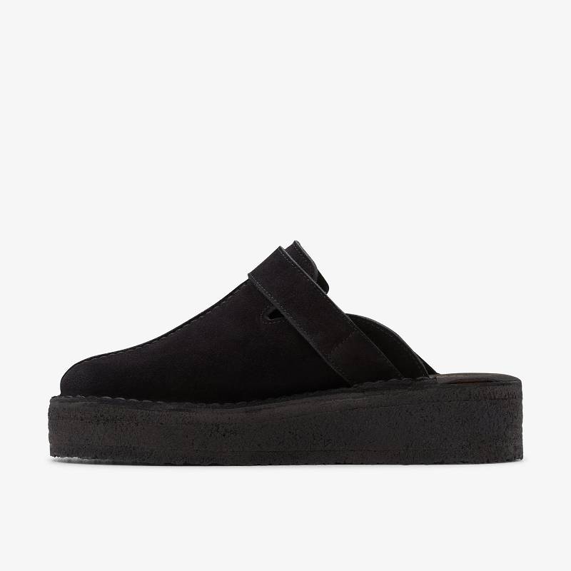 Clarks Trek Wedge Mule Siyah | CLKS-84759