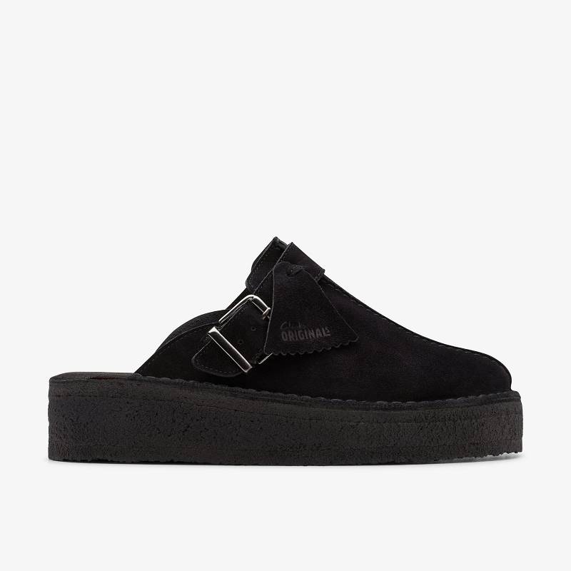 Clarks Trek Wedge Mule Siyah | CLKS-84759