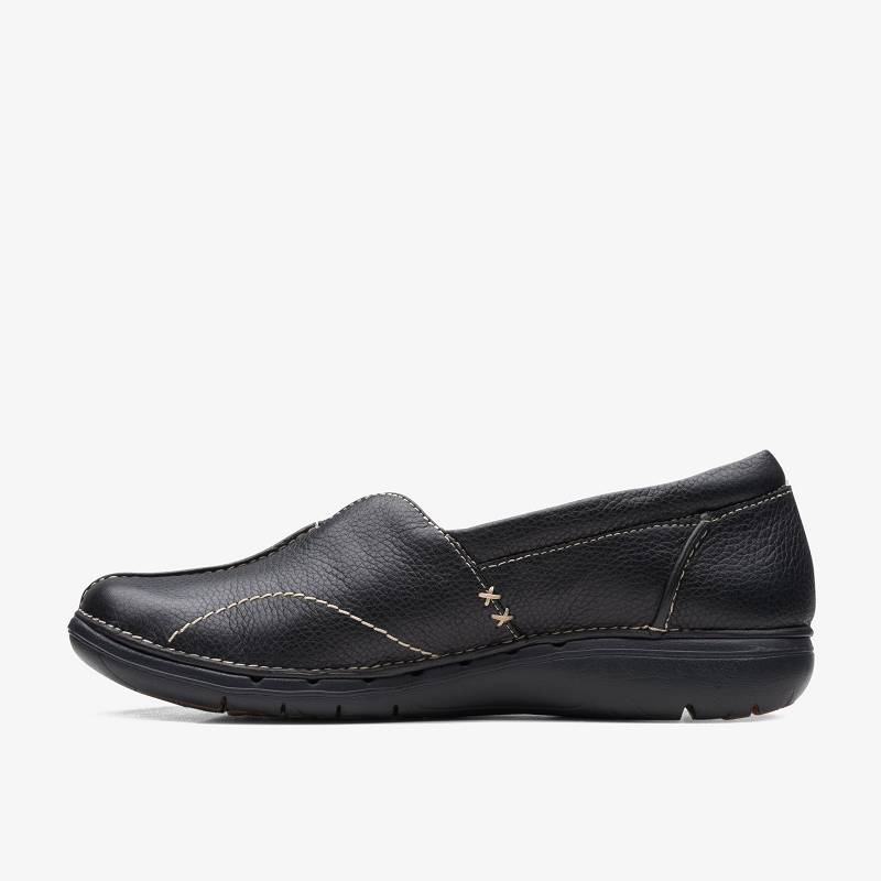 Clarks Un Loop Stride Siyah | CLKS-84774