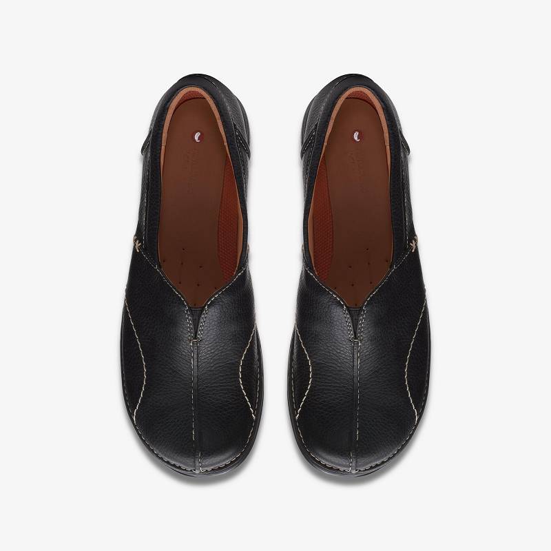 Clarks Un Loop Stride Siyah | CLKS-84774