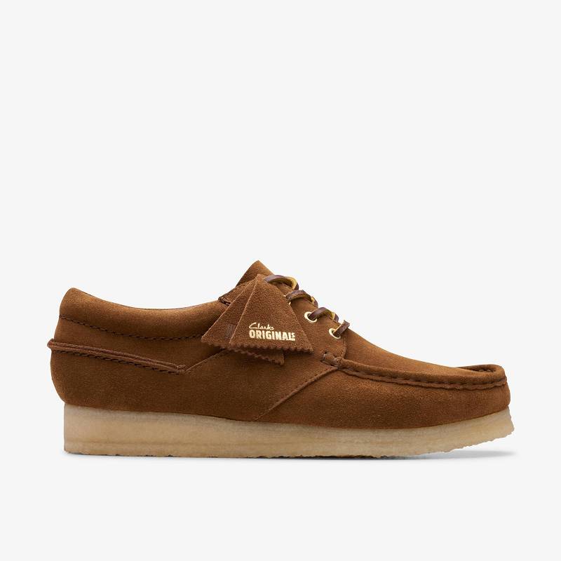 Clarks Wallabee Boat Kahverengi | CLKS-84502