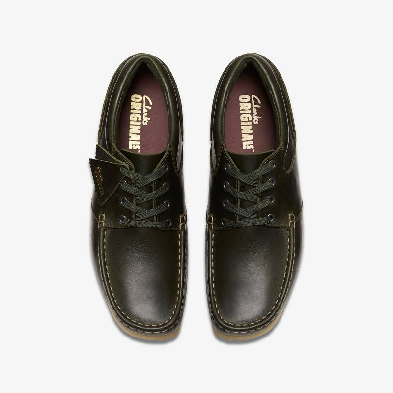 Clarks Wallabee Boat Yeşil | CLKS-84500