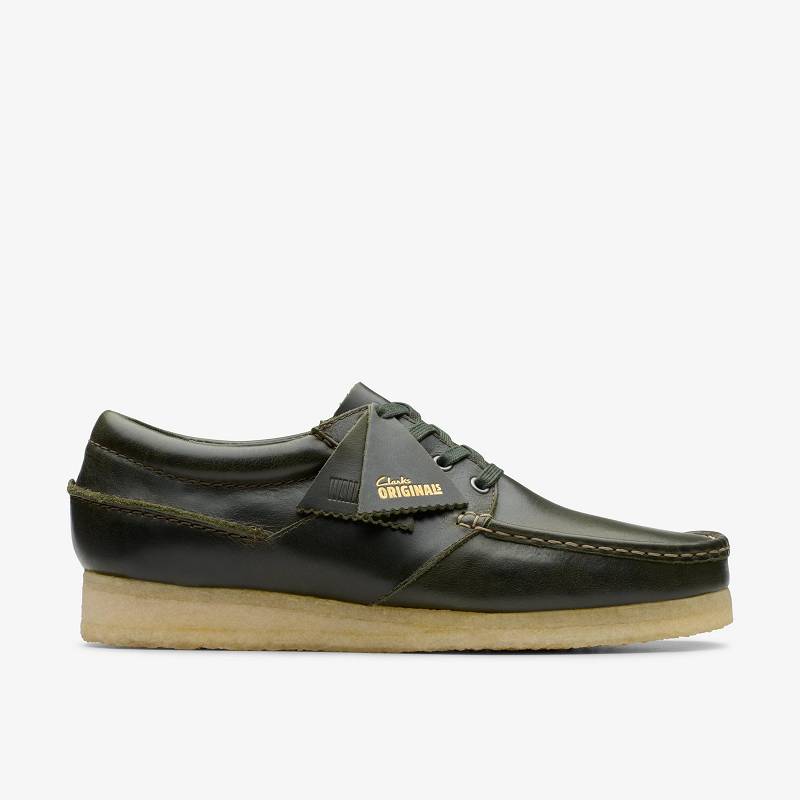 Clarks Wallabee Boat Yeşil | CLKS-84500