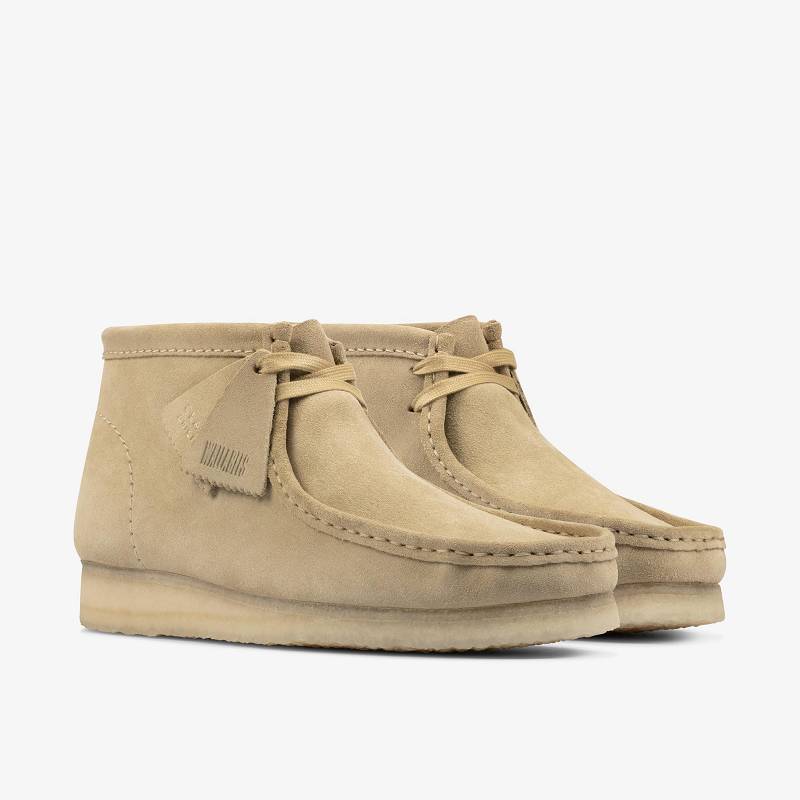 Clarks Wallabee Boot Bej Rengi | CLKS-84559