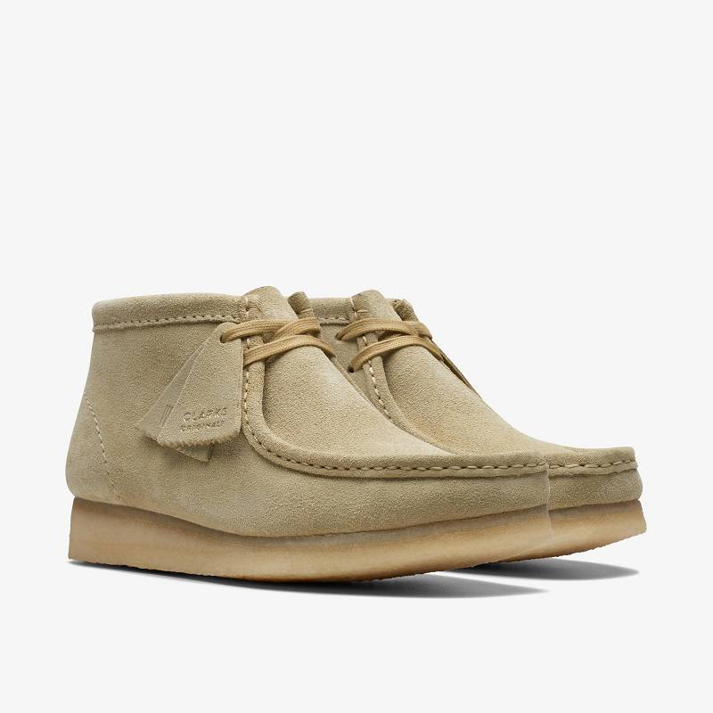 Clarks Wallabee Boot Bej Rengi | CLKS-85555