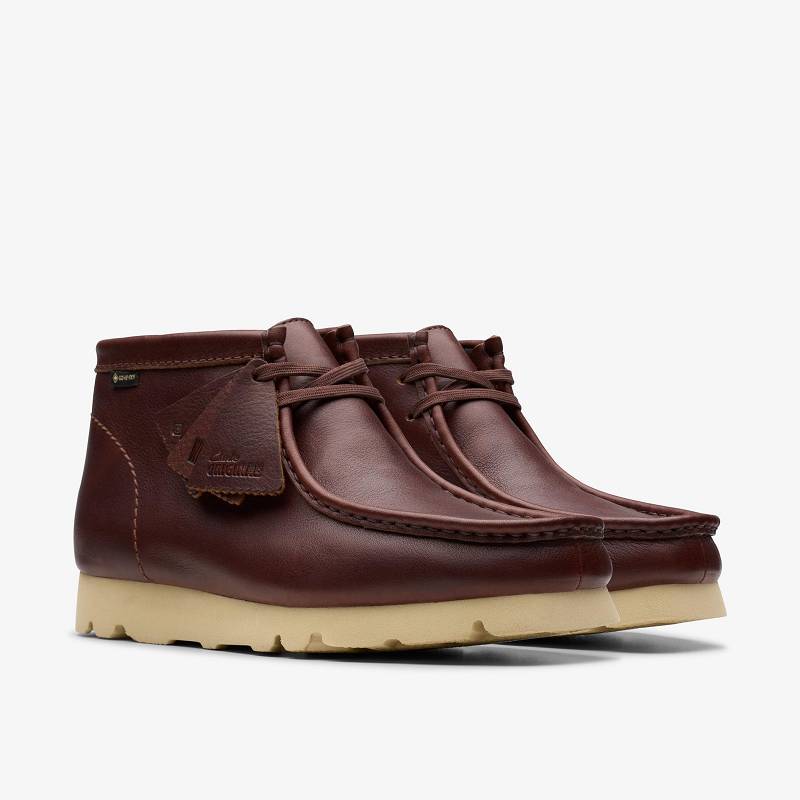 Clarks Wallabee Boot Gore-Tex Kahverengi | CLKS-84517