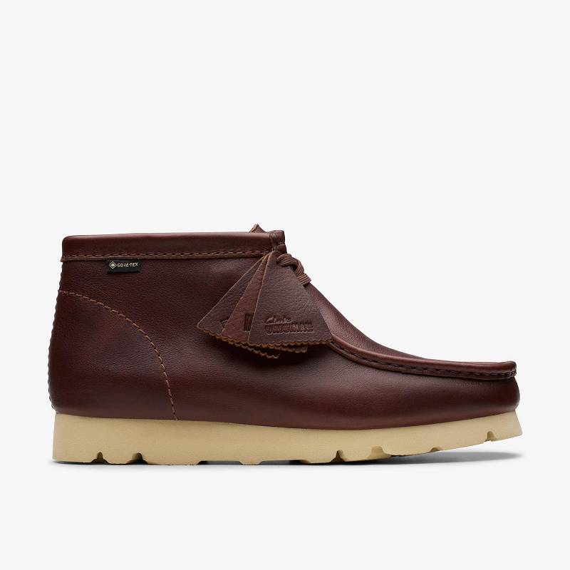 Clarks Wallabee Boot Gore-Tex Kahverengi | CLKS-84517