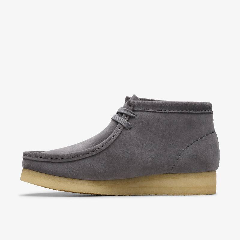 Clarks Wallabee Boot Gri Mavi | CLKS-85553