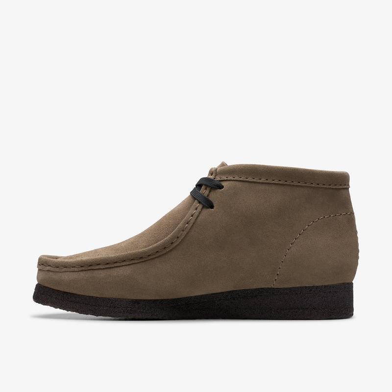 Clarks Wallabee Boot Koyu Gri | CLKS-84626