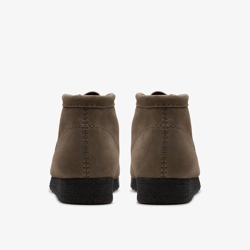 Clarks Wallabee Boot Koyu Gri | CLKS-84626
