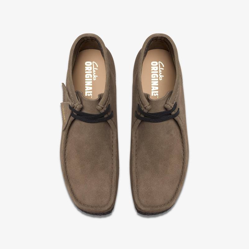 Clarks Wallabee Boot Koyu Gri | CLKS-84626