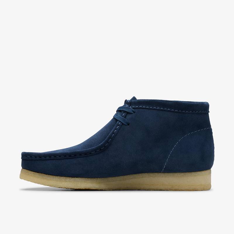 Clarks Wallabee Boot Lacivert | CLKS-84589