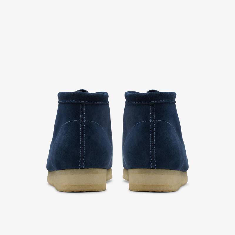Clarks Wallabee Boot Lacivert | CLKS-84589