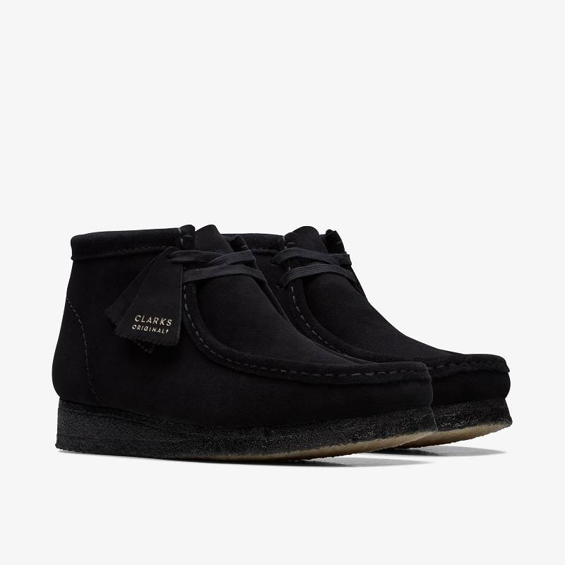 Clarks Wallabee Boot Siyah | CLKS-84495