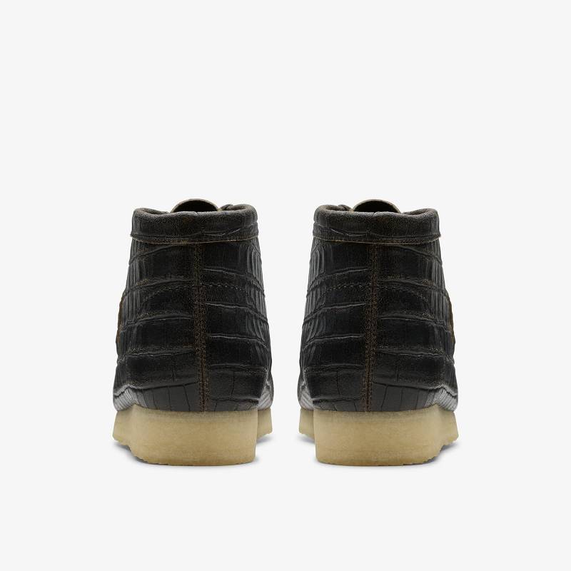 Clarks Wallabee Boot Siyah | CLKS-84508
