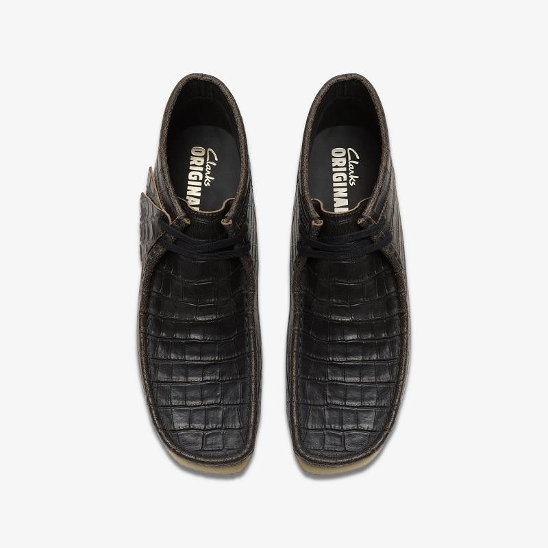 Clarks Wallabee Boot Siyah | CLKS-84508