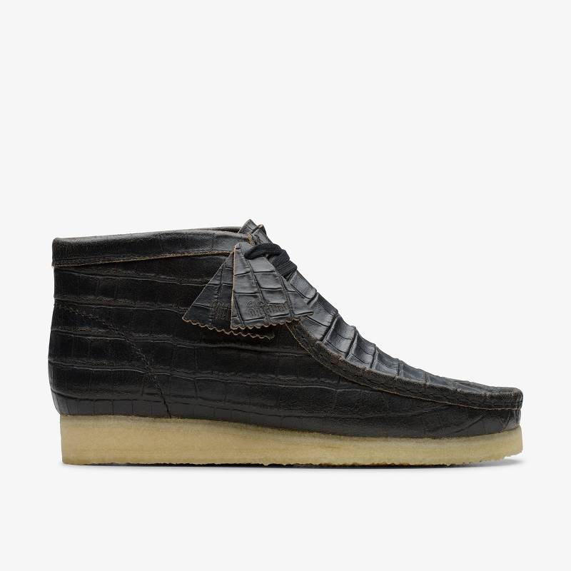 Clarks Wallabee Boot Siyah | CLKS-84508