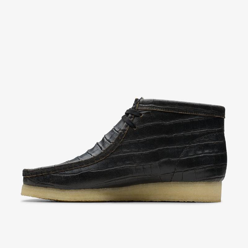 Clarks Wallabee Boot Siyah | CLKS-84605