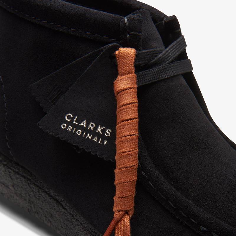 Clarks Wallabee Boot Siyah | CLKS-84614