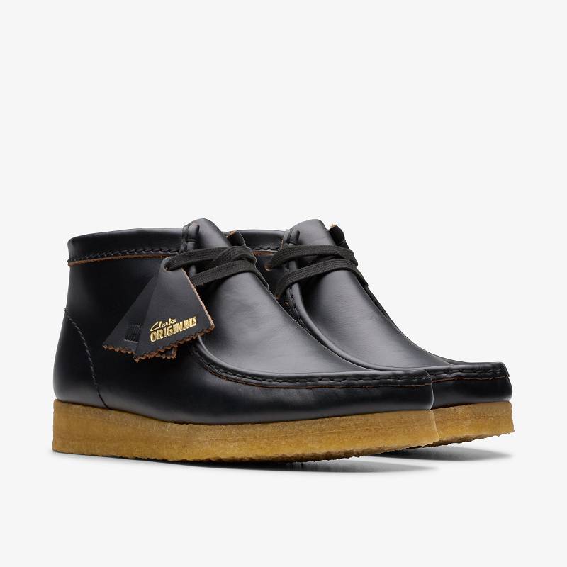 Clarks Wallabee Boot Siyah | CLKS-85552