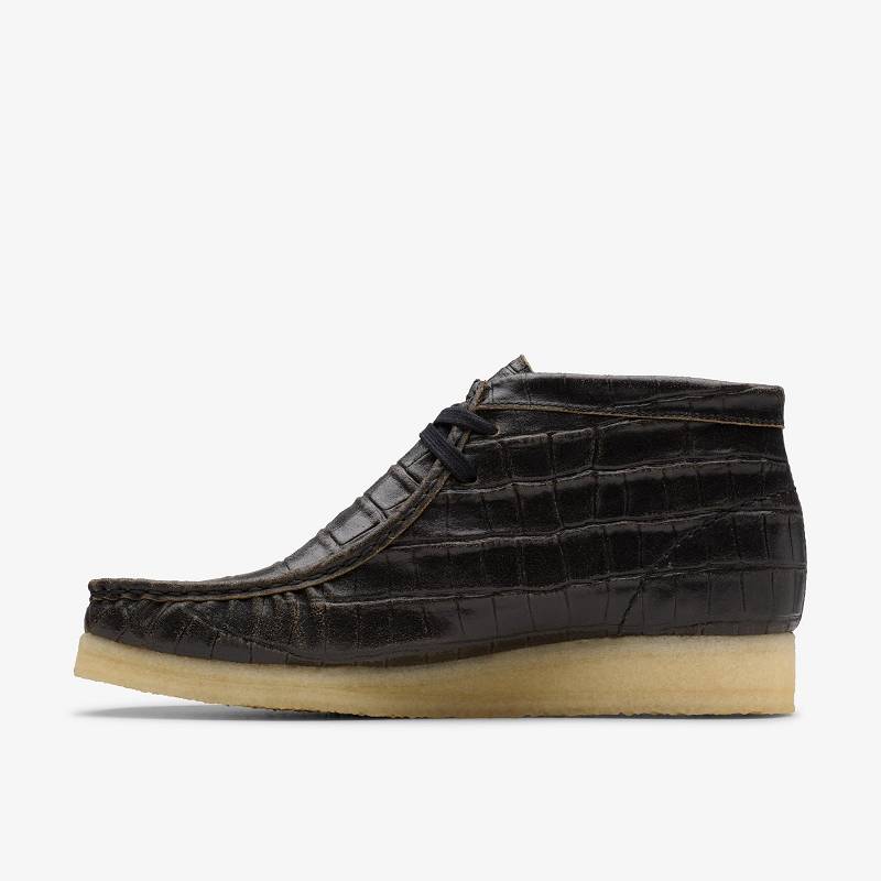 Clarks Wallabee Boot Siyah | CLKS-85554