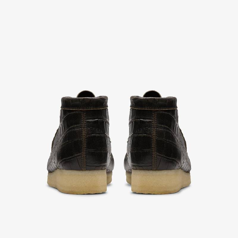Clarks Wallabee Boot Siyah | CLKS-85554