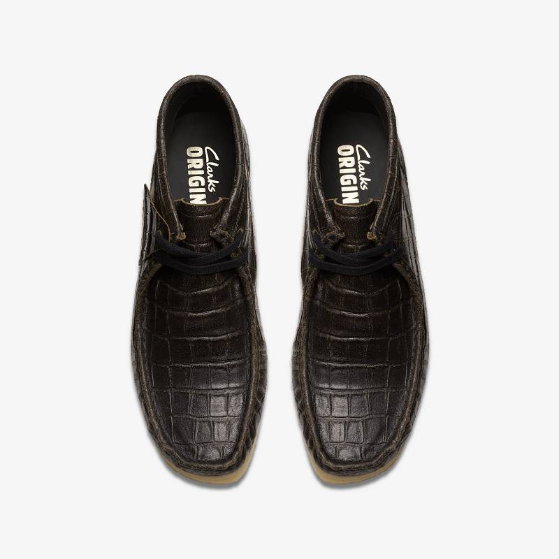 Clarks Wallabee Boot Siyah | CLKS-85554