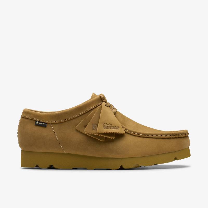 Clarks Wallabee Gore-Tex Bordo | CLKS-84516