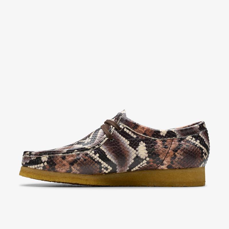 Clarks Wallabee Kahverengi Yılan | CLKS-84512