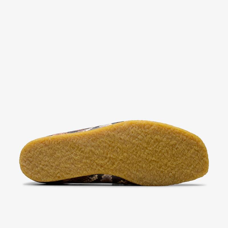 Clarks Wallabee Kahverengi Yılan | CLKS-84512
