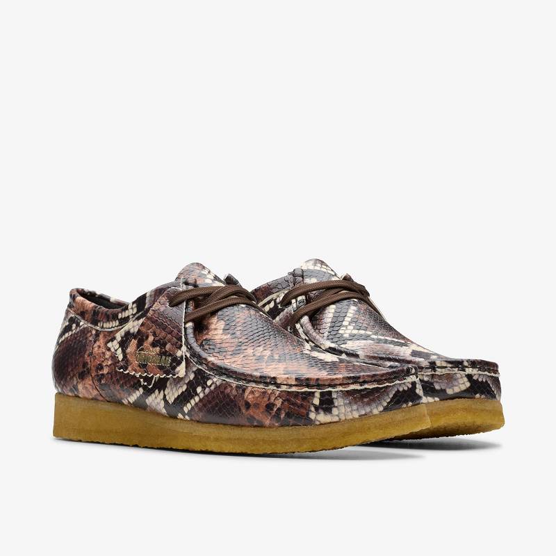 Clarks Wallabee Kahverengi Yılan | CLKS-84512