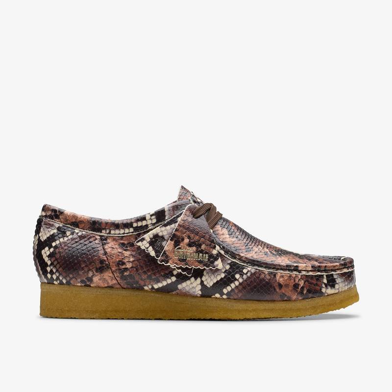 Clarks Wallabee Kahverengi Yılan | CLKS-84512