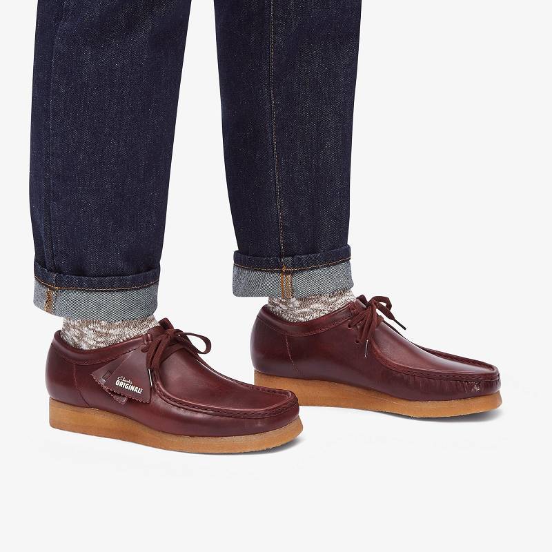 Clarks Wallabee Koyu Kırmızı | CLKS-84497