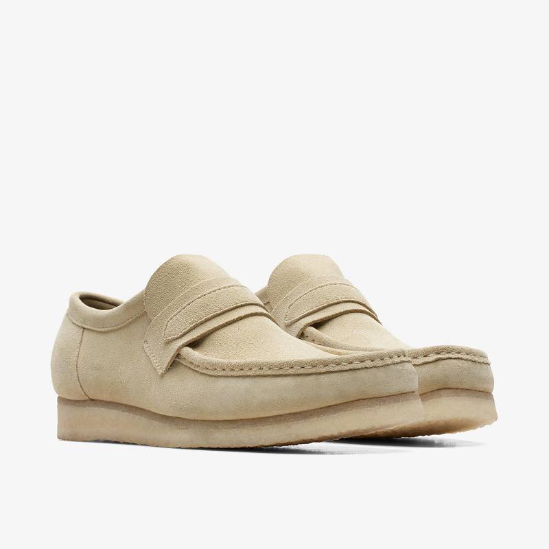 Clarks Wallabee Loafer Bej Rengi | CLKS-84299