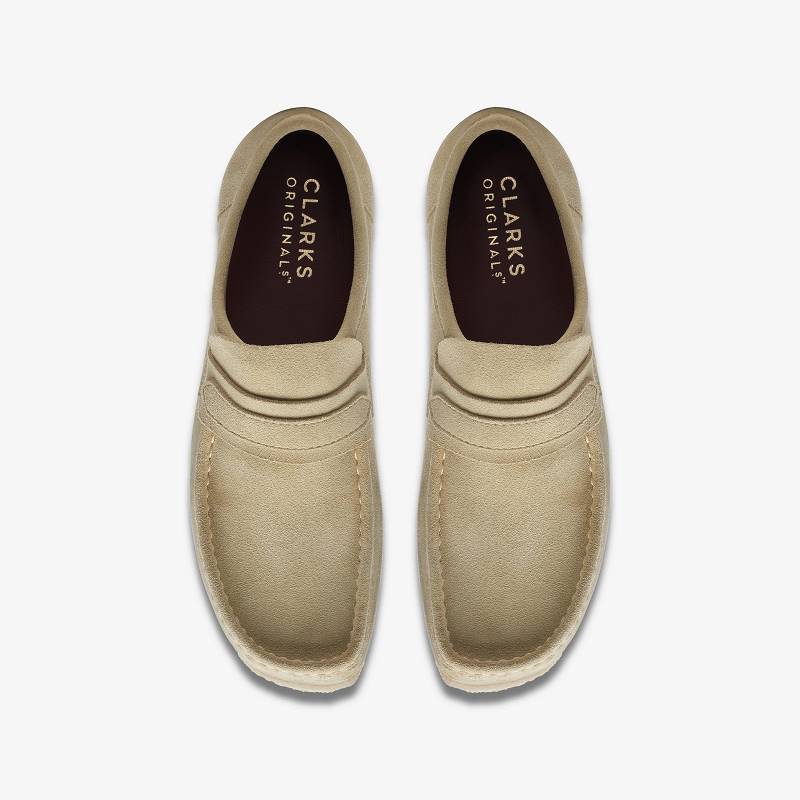 Clarks Wallabee Loafer Bej Rengi | CLKS-84299